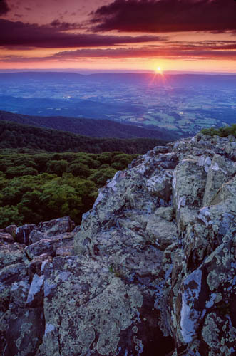 Sunset, Stony Man, Shenandoah National Park, VA